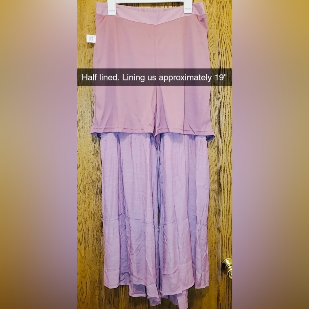 Coco + Carmen Boho Ruffle Pant | NWT | Sz: XL | Rise - 13.5” | Inseam - 29" - Picture 8 of 10